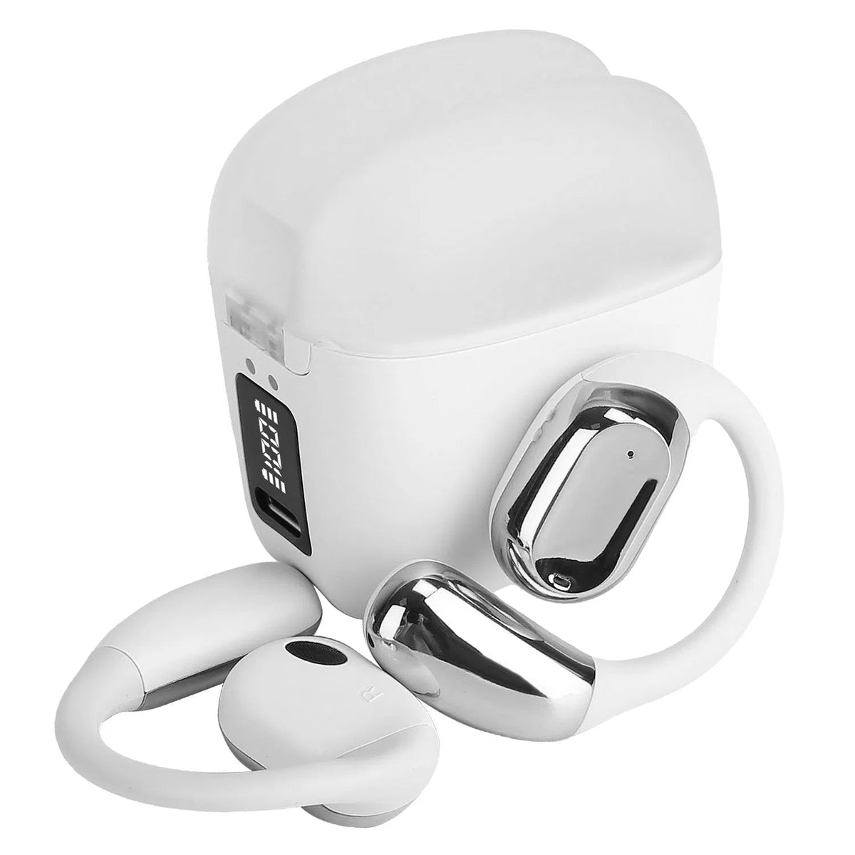 Wireless V5.4 Open Ear Earbuds With Earhook Led Display Char - Tanoli & Co. © EST. 2024