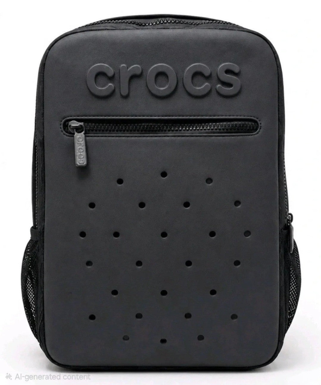 New Crocs Black 16" Backpack Hard Shell Water Bottle Pockets - Tanoli & Co. © EST. 2024