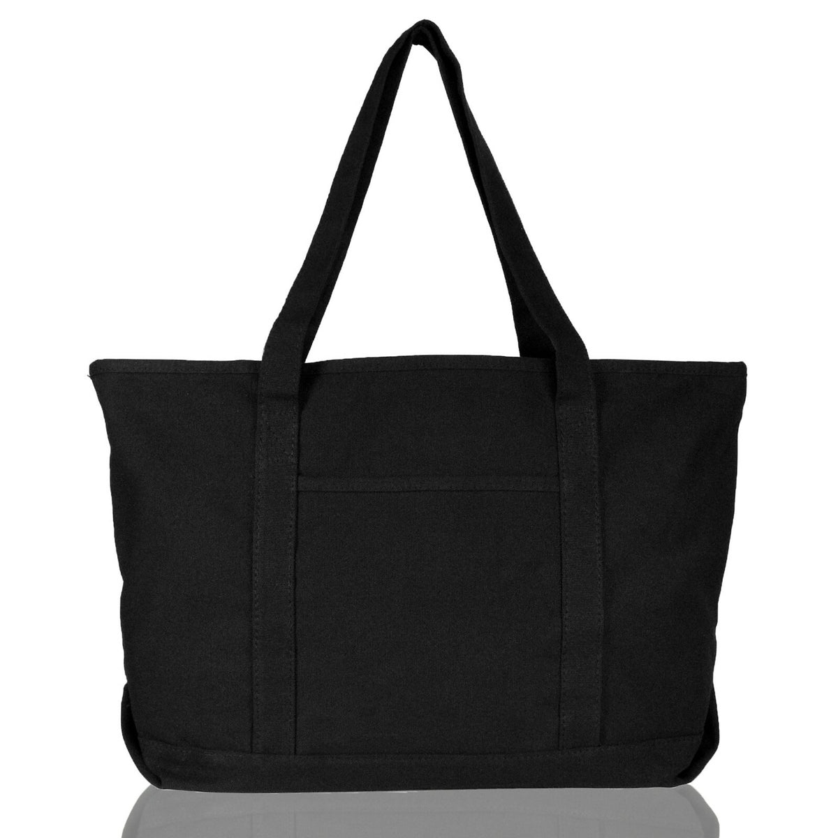 Dalix Womens 23" Deluxe 24 Oz. Cotton Canvas Tote Bag Zipper - Tanoli & Co. © EST. 2024