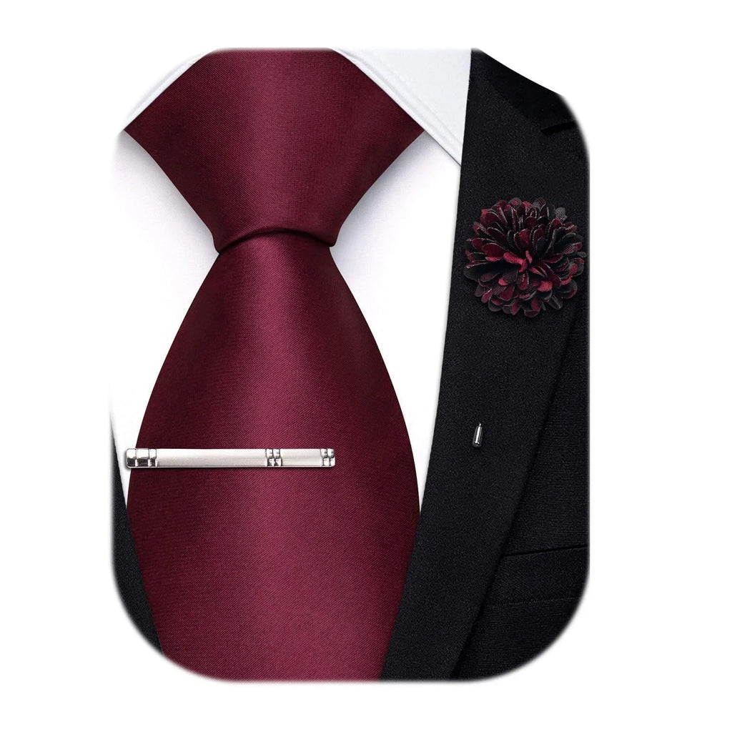 Mens 63/70 Inches Solid Extra Long Silk Ties For Big And Tal - Tanoli & Co. © EST. 2024