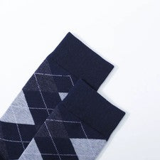 Men's 4/8 Pairs Men'S Diamond Pattern Mid Calf Socks, Soft Breatha - Tanoli & Co. © EST. 2024