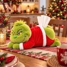 Hot! Funny Grinch Grumpy Butt Plush Tissue Holder-Whimsical - Tanoli & Co. © EST. 2024