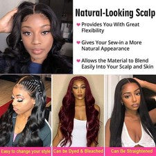 Black Body Wave Human Hair Wig Hd Lace Front Glueless Natura - Tanoli & Co. © EST. 2024