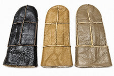 Womens Genuine Sheepskin Patch Leather Mittens - Tanoli & Co. © EST. 2024