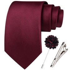 Mens 63/70 Inches Solid Extra Long Silk Ties For Big And Tal - Tanoli & Co. © EST. 2024