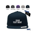 Women's Custom Embroidered Snapback Hats For Men & Women Flat Bill B - Tanoli & Co. © EST. 2024