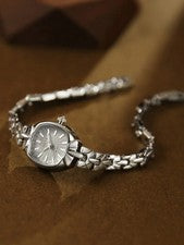 Dainty Silver Vintage Style Watch Women Elegant Lightweight - Tanoli & Co. © EST. 2024