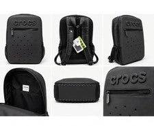 New Crocs Black 16" Backpack Hard Shell Water Bottle Pockets - Tanoli & Co. © EST. 2024