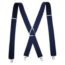 Men's X-Shape Suspenders Elastic Strap Brace 4 Clips Adjustable Pa - Tanoli & Co. © EST. 2024