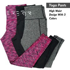 Women's 3 Pack Leggings With Pockets For Women Waist Tummy Control W - Tanoli & Co. © EST. 2024