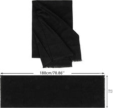 Mens Winter Soft Warm Solid-Tassel-Feel-Scarves Chunky Long - Tanoli & Co. © EST. 2024
