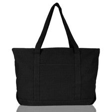 Dalix Womens 23" Deluxe 24 Oz. Cotton Canvas Tote Bag Zipper - Tanoli & Co. © EST. 2024