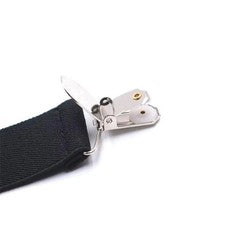 Men's X-Shape Suspenders Elastic Strap Brace 4 Clips Adjustable Pa - Tanoli & Co. © EST. 2024