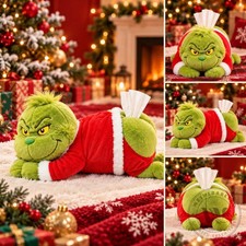 Hot! Funny Grinch Grumpy Butt Plush Tissue Holder-Whimsical - Tanoli & Co. © EST. 2024