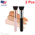 2Pcs Pro Foundation Makeup Brush Flat Top Kabuki For Blendin - Tanoli & Co. © EST. 2024