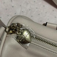 Juicy Couture Beige Logo Rhinestone Satchel Handbag, Small - Tanoli & Co. © EST. 2024