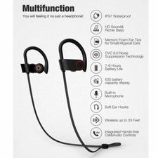 Waterproof Bluetooth 5.0 Earbuds Stereo Sport Wireless Headp - Tanoli & Co. © EST. 2024