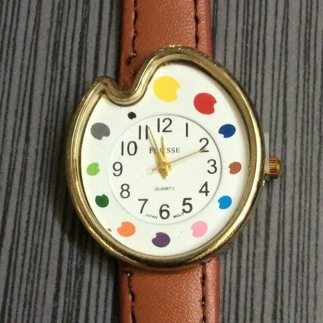 Finesse Women'S Watch Art Lovers Pallette White Dial On Brow - Tanoli & Co. © EST. 2024