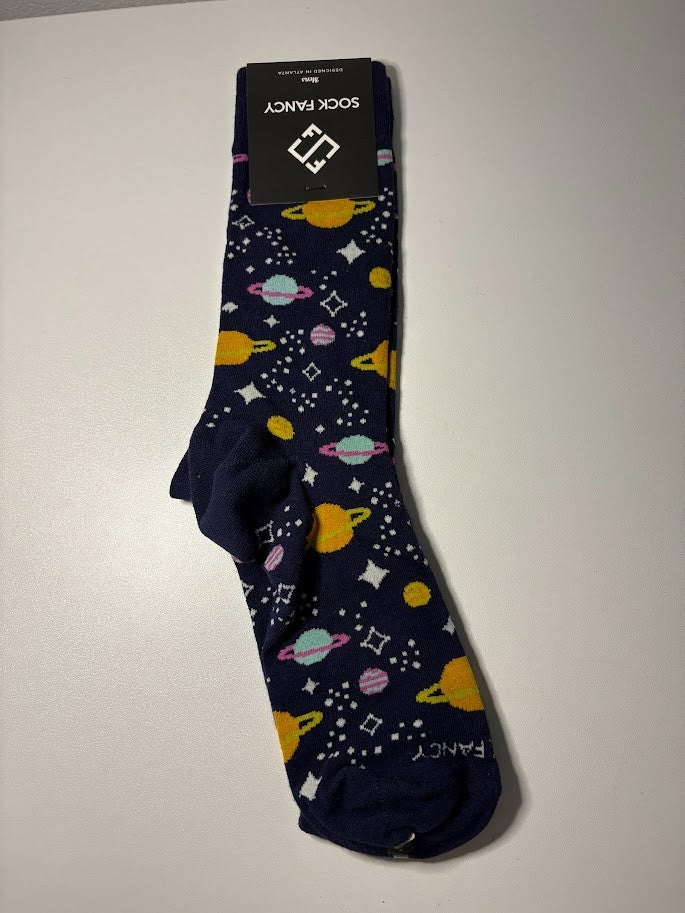 Men's Sock Fancy Performance - Crew - Dress Socks Galaxy Men’S Siz - Tanoli & Co. © EST. 2024